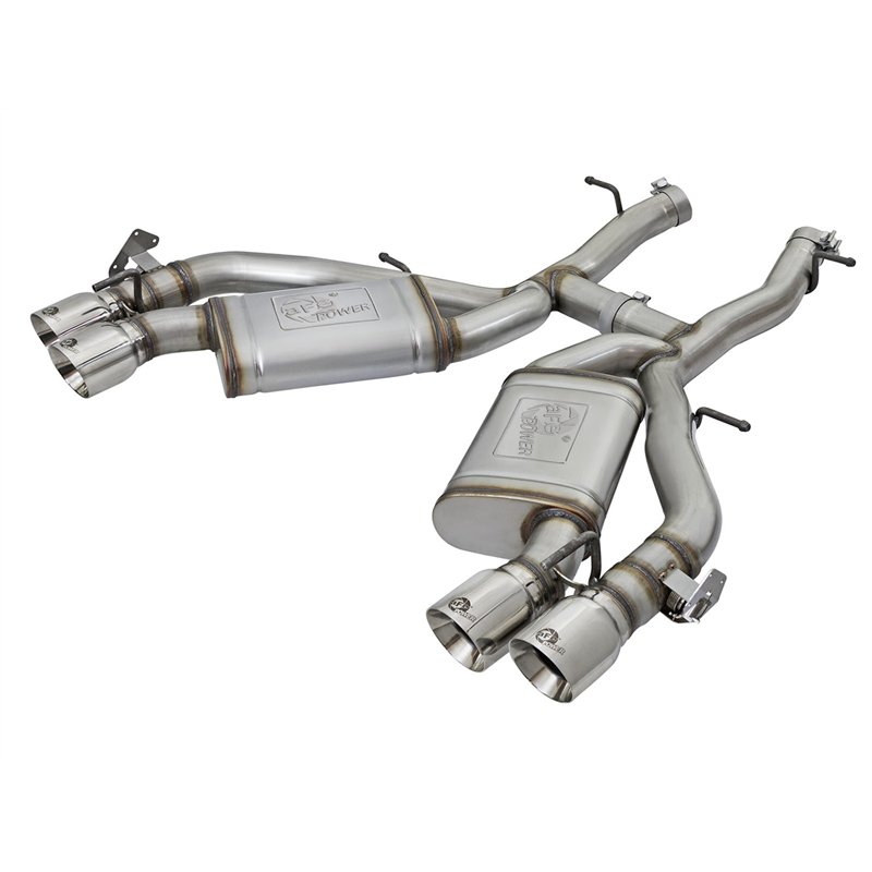 aFe Power | MACH Force-Xp 3 IN 304 Stainless Steel Axle-Back Exhaust System w/Polished Tip - Camaro SS / ZL1 6.2L 2016-2024