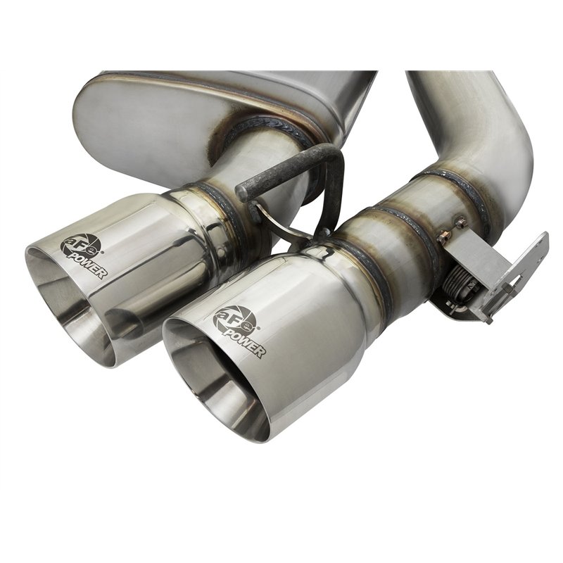 aFe Power | MACH Force-Xp 3 IN 304 Stainless Steel Axle-Back Exhaust System w/Polished Tip - Camaro SS / ZL1 6.2L 2016-2024