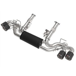 aFe Power | MACH Force-Xp Cat-Back Exhaust w/NPP Exhaust Valve Carbon Fiber Tip - Corvette / E-Ray 6.2L 2020-2025