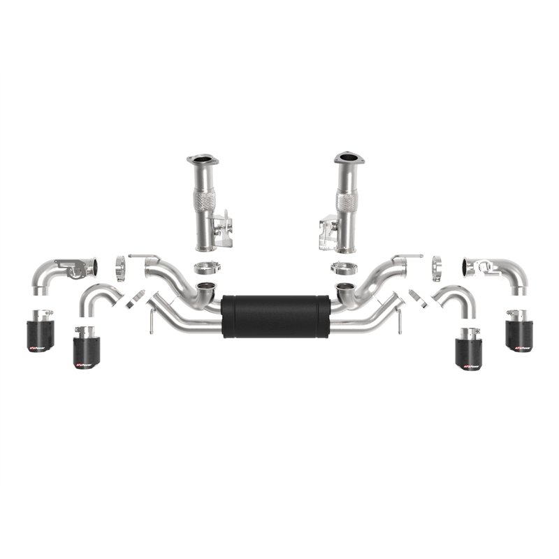 aFe Power | MACH Force-Xp Cat-Back Exhaust w/NPP Exhaust Valve Carbon Fiber Tip - Corvette / E-Ray 6.2L 2020-2025