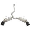 aFe Power | Takeda 2-1/2 IN 304 Stainless Steel Cat-Back Exhaust System w/Black Tip - FR-S / BRZ / 86 / GR86 2.0L / 2.4L 2013-20