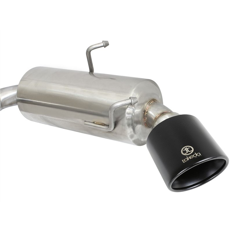 aFe Power | Takeda 2-1/2 IN 304 Stainless Steel Cat-Back Exhaust System w/Black Tip - FR-S / BRZ / 86 / GR86 2.0L / 2.4L 2013-20
