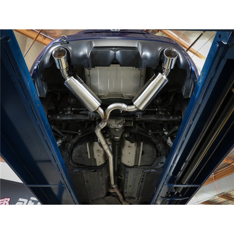aFe Power | Takeda 2-1/2 IN 304 Stainless Steel Cat-Back Exhaust System w/Black Tip - FR-S / BRZ / 86 / GR86 2.0L / 2.4L 2013-20