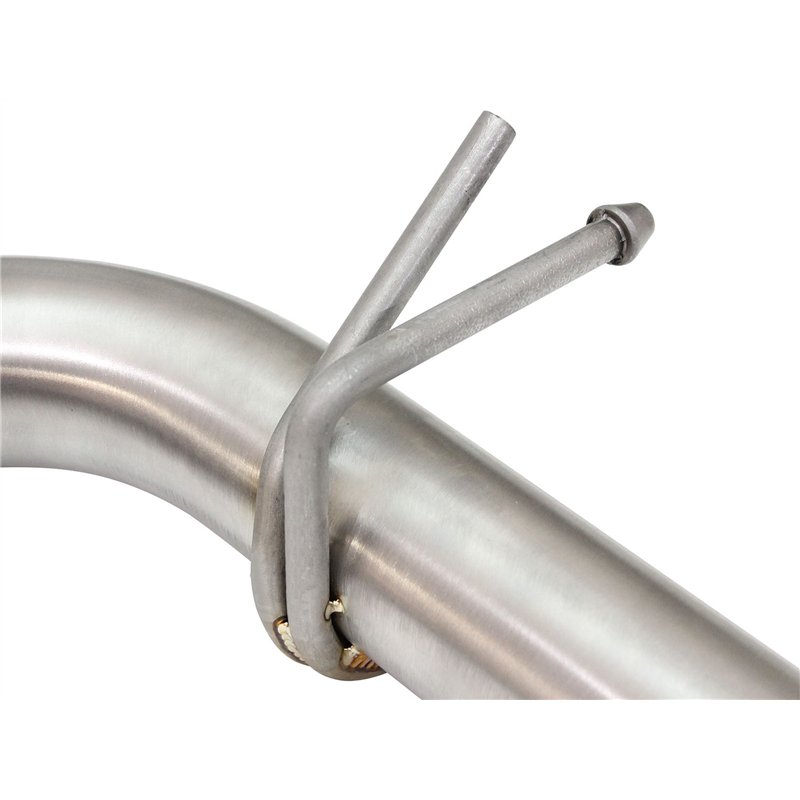 aFe Power | Takeda 2-1/4 to 2-1/2in 304 Stainless Steel Axle-Back Exhaust System w/Black Tip - tC 2.5L 2011-2016