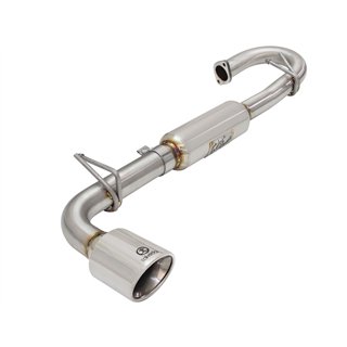aFe Power | Takeda 2-1/4 to 2-1/2in Stainless Steel Axle-Back Exhaust Sys w/Polished Tip - tC 2.5L 2011-2016