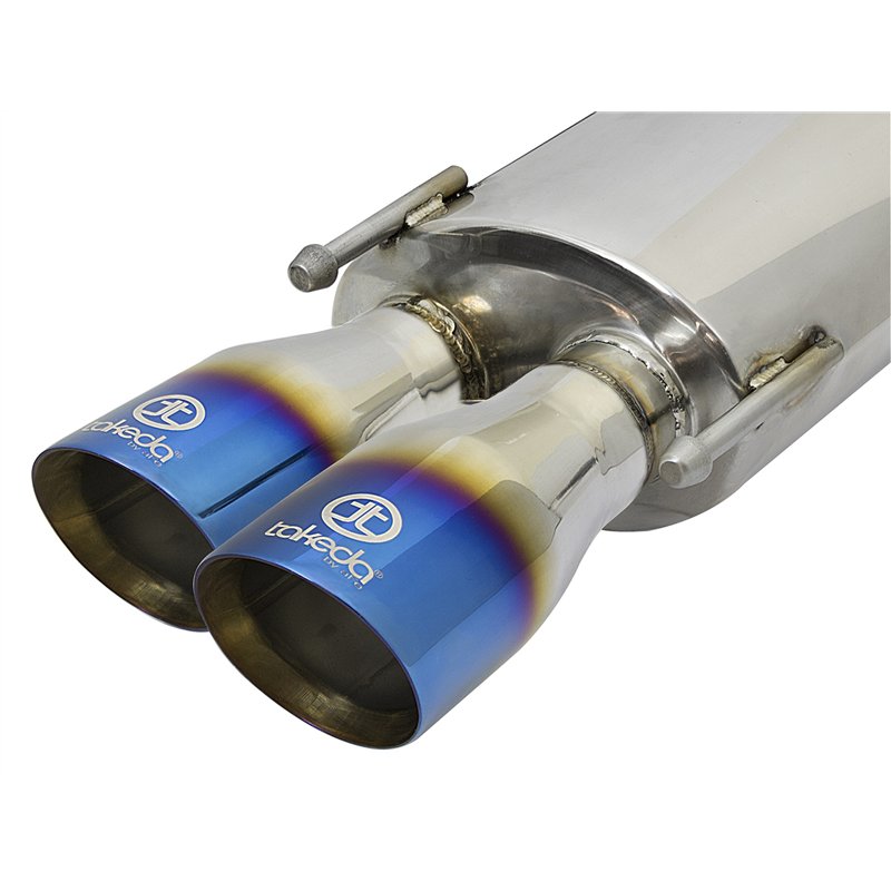 aFe Power | Takeda 2 IN 304 Stainless Steel Axle-Back Exhaust System w/Blue Flame Tip - RC200t / RC300 / RC350 2.0T / 3.5L 2015-