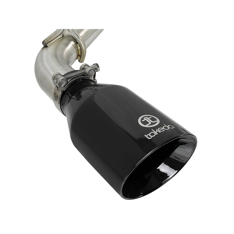 aFe Power | Takeda 2-1/2 IN 304 Stainless Steel Axle-Back Exhaust System w/Black Tip - Q50 3.0T 2016-2024