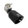 aFe Power | Takeda 2-1/2 IN 304 Stainless Steel Axle-Back Exhaust System w/Black Tip - Q50 3.0T 2016-2024