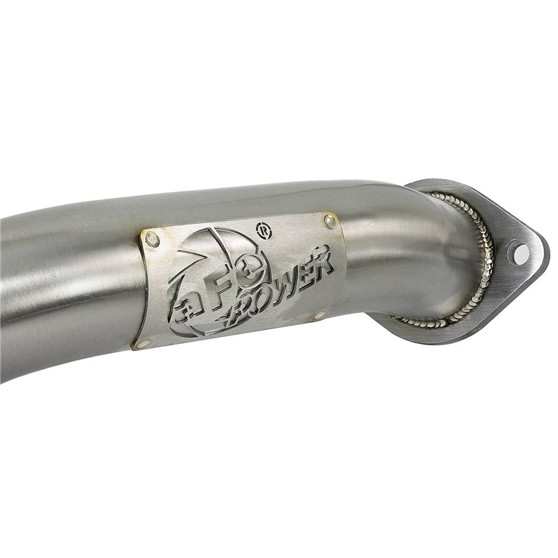 aFe Power | Takeda 2-1/2 IN 304 Stainless Steel Axle-Back Exhaust System w/Black Tip - Q50 3.0T 2016-2024