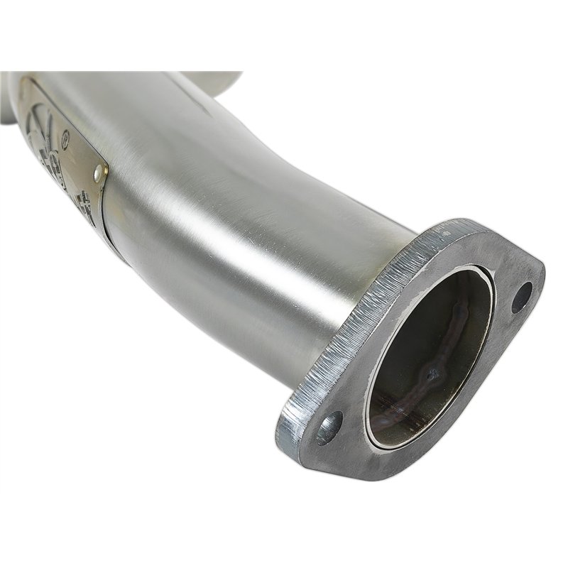 aFe Power | Takeda 2-1/2 IN 304 Stainless Steel Axle-Back Exhaust System w/Black Tip - Q50 3.0T 2016-2024