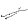 aFe Power | Takeda 2-1/2 IN to 3 IN 304 Stainless Steel Y-Pipe - Q50 / Q60 3.0T / 3.7L 2014-2024