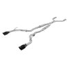 aFe Power | Takeda 2-1/2 IN 304 Stainless Steel Cat-Back Exhaust System w/Black Tips - Q50 3.0T 2016-2024