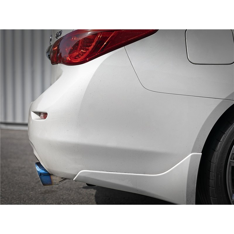 aFe Power | Takeda 2-1/2 IN 304 Stainless Steel Cat-Back Exhaust System w/Blue Flame Tips - Q50 3.0T 2016-2024