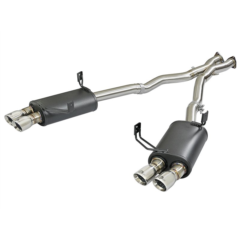 aFe Power | MACH Force-Xp 2-1/2 in 304 Stainless Steel Cat-Back Exhaust w/Polished Tips - Z4 M Roadster / M Coupe 3.2L 2006-2008