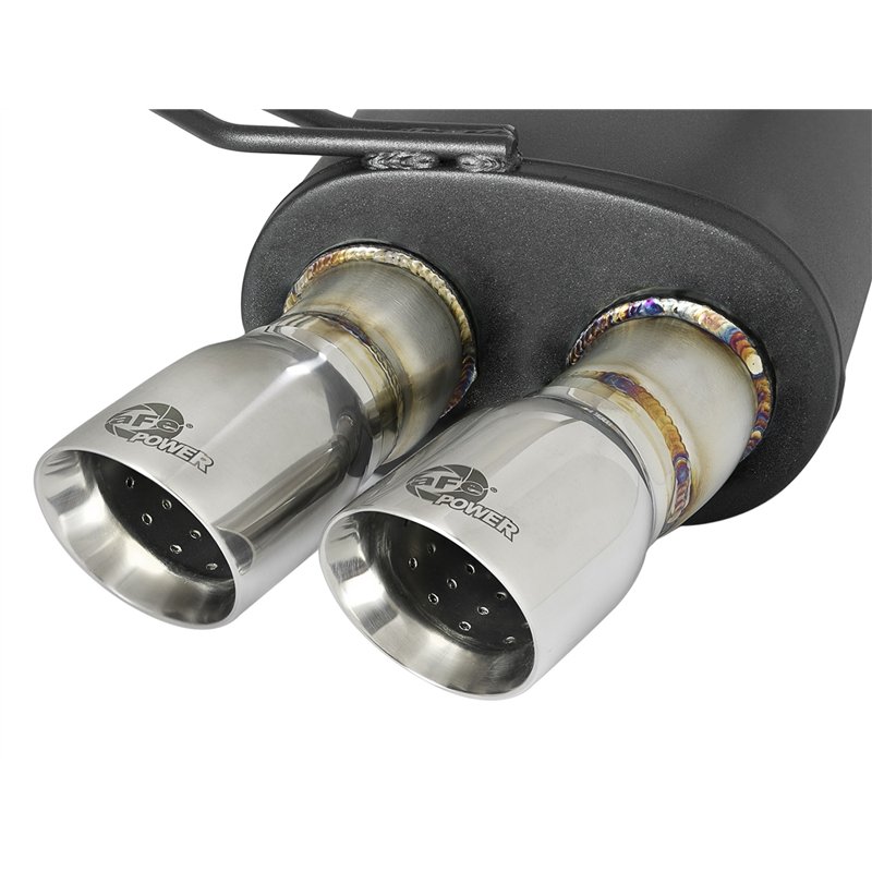 aFe Power | MACH Force-Xp 2-1/2 in 304 Stainless Steel Cat-Back Exhaust w/Polished Tips - Z4 M Roadster / M Coupe 3.2L 2006-2008