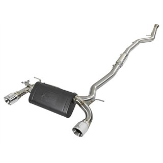aFe Power | MACH Force-Xp 304 Stainless Steel Cat-Back Exhaust System w/Polished Tips - 335i / 435i 3.0T 2012-2016