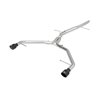aFe Power | MACH Force-Xp 3 IN to 2-1/2 IN Stainless Steel Axle-Back Exhaust System Black - A4 / A4 allroad / A4 Quattro 2.0T 20