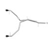 aFe Power | MACH Force-Xp 3 IN to 2-1/2 IN Stainless Steel Axle-Back Exhaust System Black - A4 / A4 allroad / A4 Quattro 2.0T 20