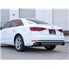 aFe Power | MACH Force-Xp 3 IN to 2-1/2 IN Stainless Steel Axle-Back Exhaust System Black - A4 / A4 allroad / A4 Quattro 2.0T 20