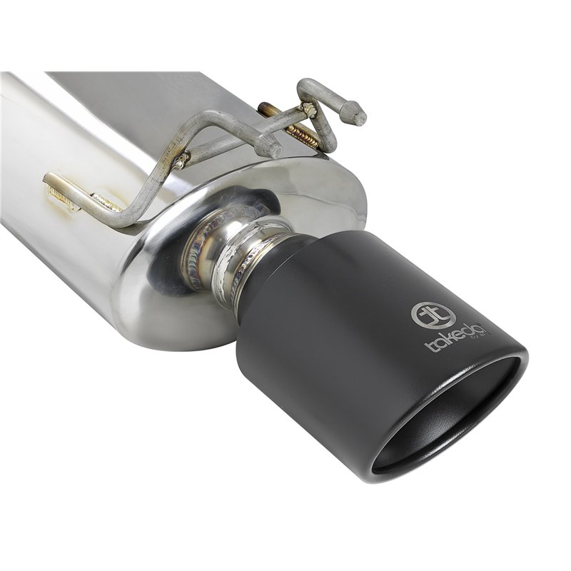 aFe Power | Takeda 2-1/4 IN to 1-3/4 IN 304 Stainless Steel Axle-Back Exhaust w/Black Tips - Accord / Sport 2.4L / 3.5L 2013-201