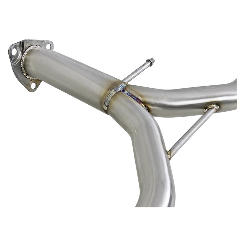 aFe Power | Takeda 2-1/4 IN to 1-3/4 IN 304 Stainless Steel Axle-Back Exhaust w/Black Tips - Accord / Sport 2.4L / 3.5L 2013-201