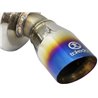 aFe Power | Takeda 2-1/4 to 2-1/2 IN 304 Stainless Steel Cat-Back Exhaust w/Blue Flame Tip - Civic 1.5T 2016-2021