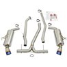 aFe Power | Takeda 2-1/4 to 2-1/2 IN 304 Stainless Steel Cat-Back Exhaust w/Blue Flame Tip - Civic 1.5T 2016-2021