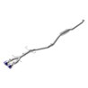 aFe Power | Takeda 2-1/2 IN 304 Stainless Steel Cat-Back Exhaust System w/Blue Flame Tip - Civic 1.5T 2017-2020