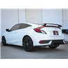 aFe Power | Takeda 2-1/2 IN 304 Stainless Steel Cat-Back Exhaust System w/Blue Flame Tip - Civic 1.5T 2017-2020
