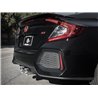 aFe Power | Takeda 3 IN 304 Stainless Steel Cat-Back Exhaust System w/Polished Tip - Civic 1.5T 2017-2020