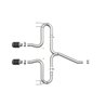 aFe Power | Takeda 2-1/2 IN 304 Stainless Steel Axle-Back Exhaust System w/Carbon Fiber Tip - Civic 1.5T 2017-2021