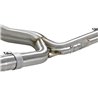 aFe Power | Takeda 3 IN to 2-1/4 IN 304 Stainless Steel Cat-Back Exhaust w/Blue Flame Tip - WRX / WRX STi 2.0T / 2.5T 2015-2021