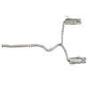 aFe Power | Takeda 3 IN to 2-1/4 IN 304 Stainless Steel Cat-Back Exhaust w/Polished Tip - WRX / WRX STi 2.0T / 2.5T 2015-2021