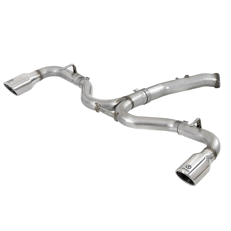 aFe Power | Takeda 3 IN to 2-1/2 IN 304 Stainless Steel Axle-Back Exhaust w/Polished Tip - Elantra GT 1.6T 2018-2020