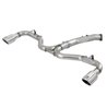 aFe Power | Takeda 3 IN to 2-1/2 IN 304 Stainless Steel Axle-Back Exhaust w/Polished Tip - Elantra GT 1.6T 2018-2020