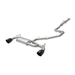 aFe Power | Takeda 3 IN 304 Stainless Steel Cat-Back Exhaust System w/Black Tip - Veloster N 2.0T 2019-2020