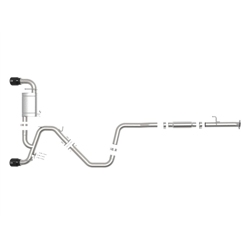 aFe Power | Takeda 3 IN 304 Stainless Steel Cat-Back Exhaust System w/Black Tip - Veloster N 2.0T 2019-2020