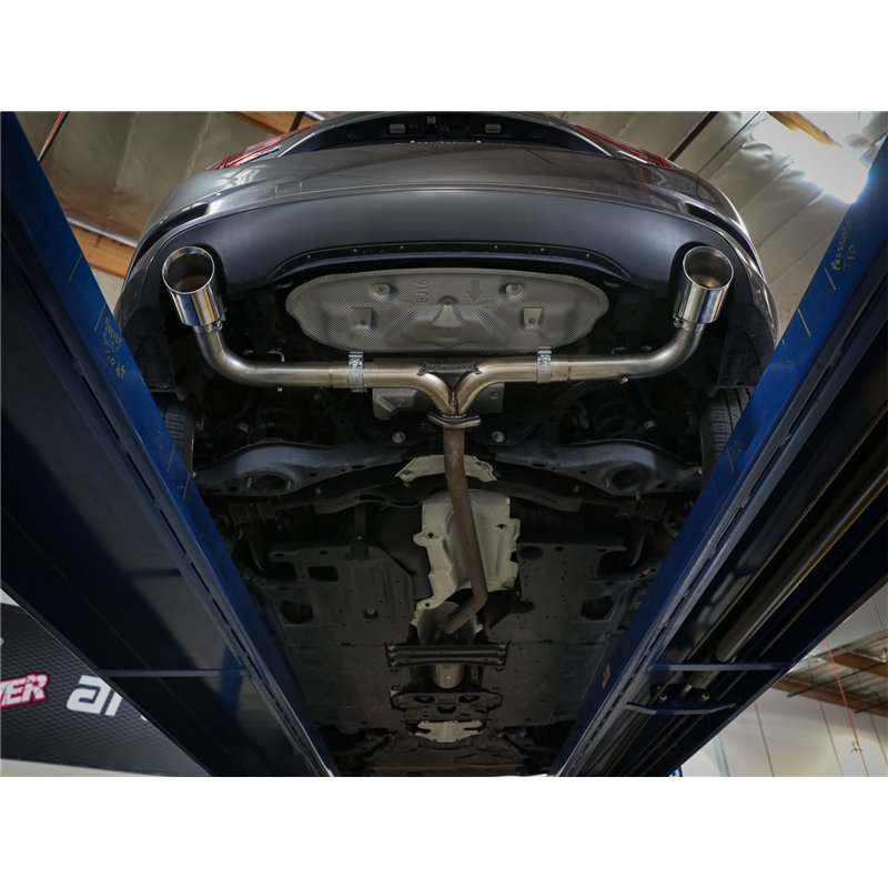 aFe Power | Axle-Back Exhaust System w/Carbon Fiber Tip - 3 2.0L / 2.5L 2014-2018
