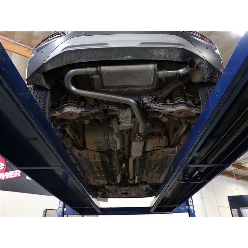 aFe Power | Takeda 2-1/2 IN 304 Stainless Steel Axle-Back Exhaust System w/Muffler - Kona 1.6T 2018-2023