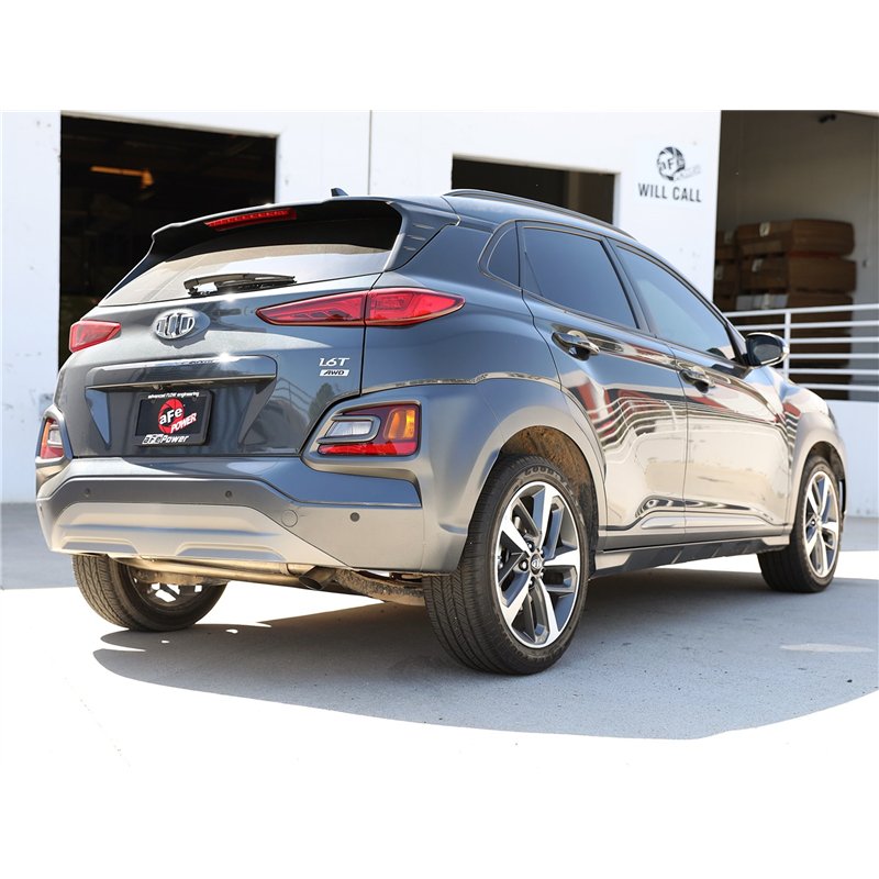 aFe Power | Takeda 2-1/2 IN 304 Stainless Steel Axle-Back Exhaust System w/o Muffler - Kona 1.6T 2018-2023