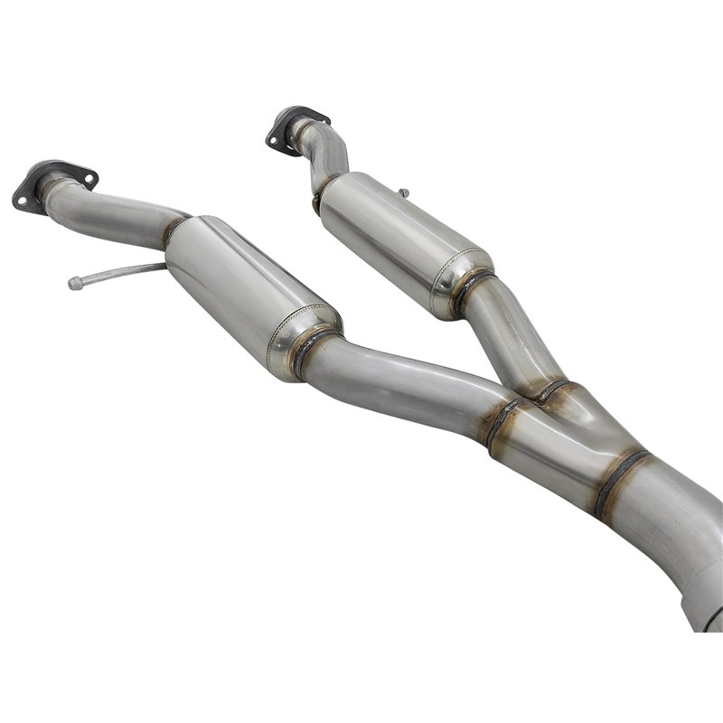 aFe Power | MACH Force-Xp 2-1/2 IN to 3 IN 304 Stainless Steel Cat-Back Exhaust w/Black Tip - Grand Cherokee 3.6L 2014-2021
