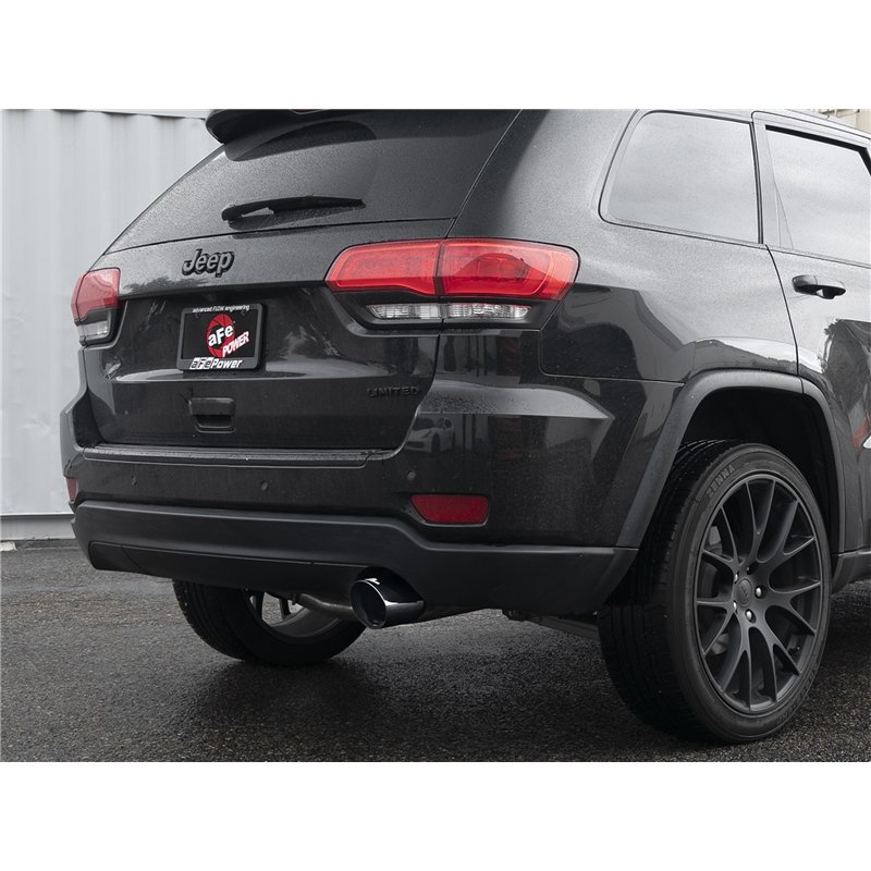 aFe Power | MACH Force-Xp 2-1/2 IN to 3 IN 304 Stainless Steel Cat-Back Exhaust w/Black Tip - Grand Cherokee 3.6L 2014-2021