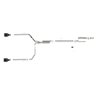 aFe Power | Vulcan Series 3 IN to 2-1/2 IN 304 Stainless Steel Cat-Back Exhaust System Black - Gladiator 3.6L 2020-2025