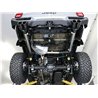 aFe Power | Vulcan Series 3 IN to 2-1/2 IN 304 Stainless Steel Cat-Back Exhaust System Black - Gladiator 3.6L 2020-2025
