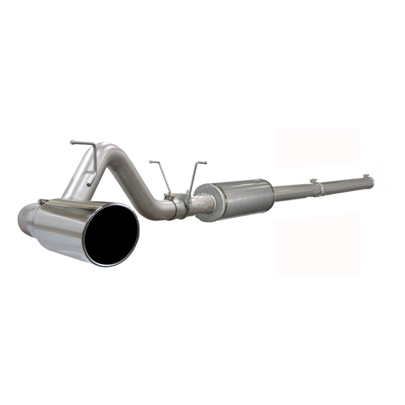 aFe Power | Large Bore-HD 4 IN 409 Stainless Steel Cat-Back Exhaust System w/Polished Tip - Ram 2500 / 3500 5.9L 2004-2007