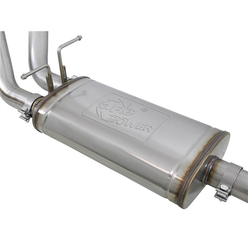 aFe Power | MACH Force-Xp 3 IN Stainless Steel Cat-Back Exhaust System w/Dual Black Tips - Ram 1500 5.7L 2019-2024