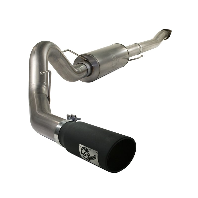 aFe Power | MACH Force-Xp 4 IN Stainless Steel Cat-Back Exhaust System w/Black Tip - F-150 3.5T 2011-2014