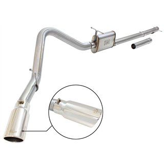 aFe Power | MACH Force-Xp 3 IN to 3-1/2 IN 409 Stainless Steel Cat-Back Exhaust w/Polish Tip - F-250 / F-350 5.4L / 6.8L 2000-20
