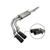 aFe Power | Rebel Series 3 IN to 2-1/2 IN 409 Stainless Steel Cat-Back Exhaust w/Black Tip - F-150 4.6L / 5.4L 2004-2008