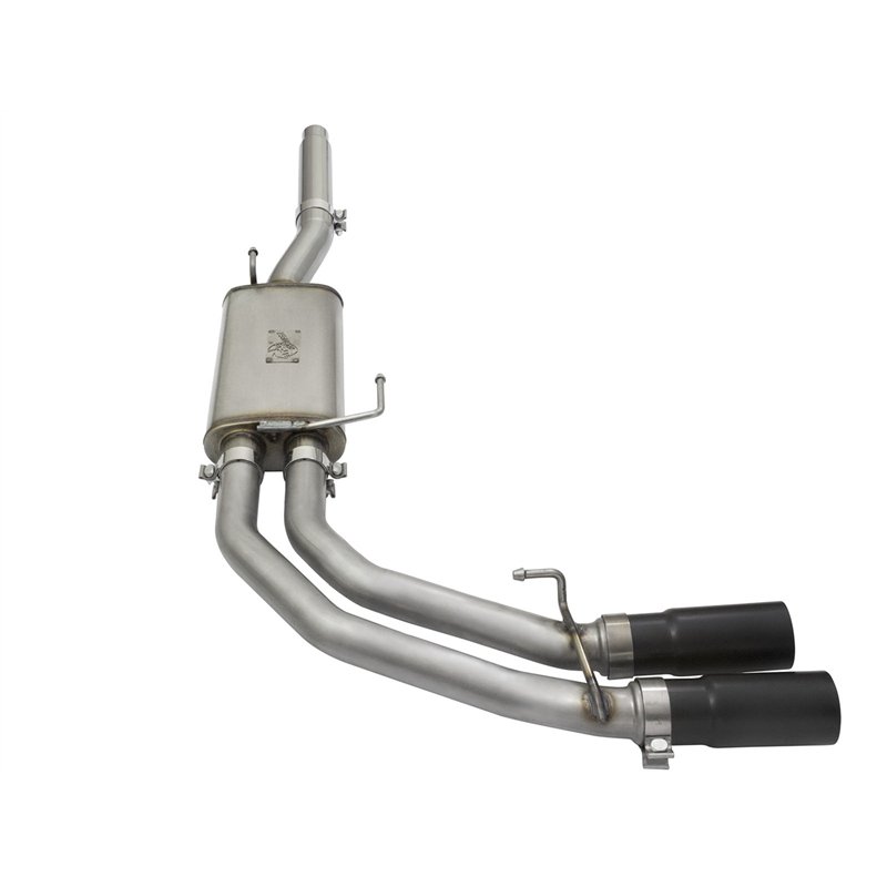 aFe Power | Rebel Series 3 IN to 2-1/2 IN 409 Stainless Steel Cat-Back Exhaust w/Black Tip - F-150 4.6L / 5.4L 2004-2008